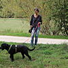Carolin Hoffmann, zertifizierte Hundetrainerin und Verhaltenstherapeutin, mit ihrem Kurt. Ein perfekt harmonisierendes Team.