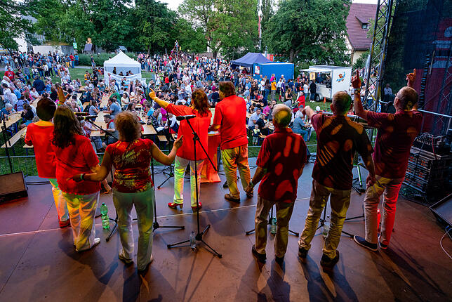 Kulturnacht Schwenningen.
Mauthepark Doubletown Bigband VS