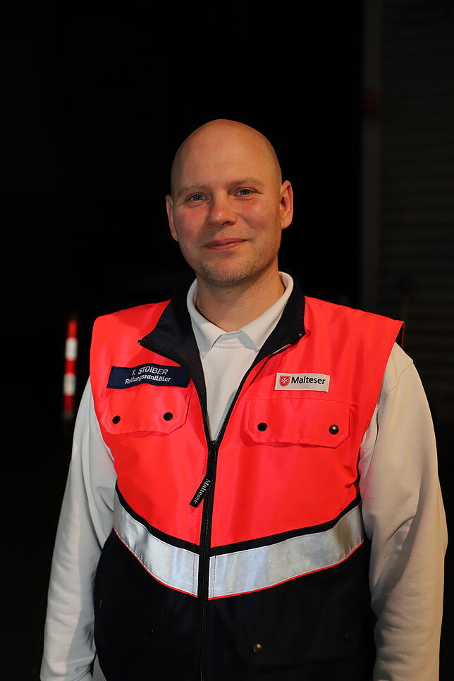 Tobias Stoiber, Rettungssanitäter.