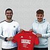 Willkommen zurück: Sportchef Kai Schillinger (links) freut sich, dass Jakob Hugenschmidt nach zwei Jahren vom FC Auggen zum VfR Bad ...