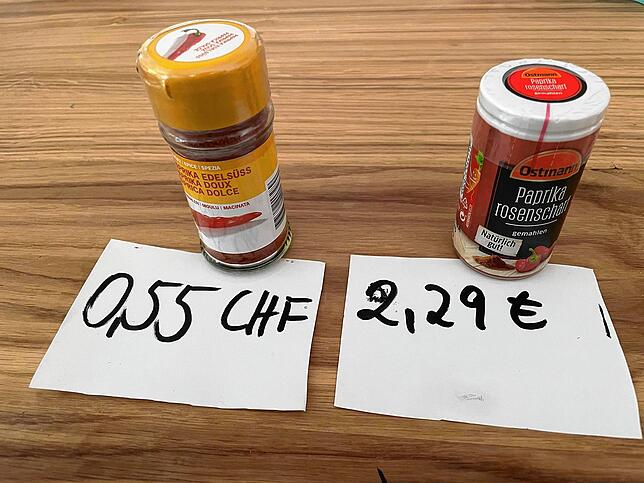 Bild 7: SÜDKURIER-Testkauf Teil II: Preise für Lebensmittel in Deutschland und der Schweiz nähern sich an