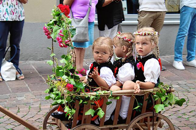 Bild 1: So schön ist unsere Heimat: Bilder vom Festumzug des 610. Schwyzertags in Tiengen