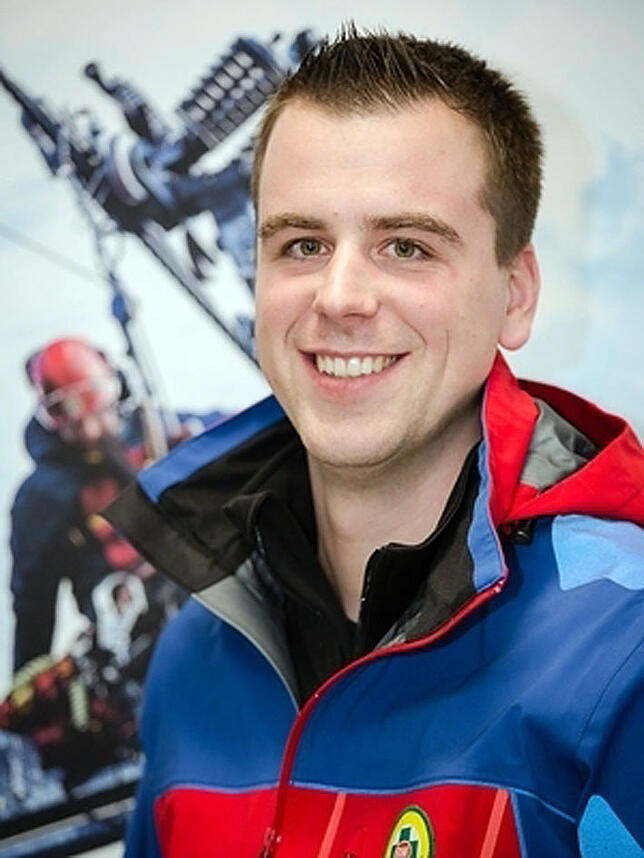 Matthias Schübel, Leiter der Bergwacht Wutach