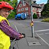 Albin Ströbel hofft auf eine für Fahrradfaher sinnvolle Lösung an der Bundesstraße, die den Weg in die Innenstadt zum Hindernislauf macht.