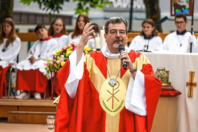 Bild 7: Bilder vom Hochamt des Radolfzeller Hausherrenfestes auf dem Marktplatz