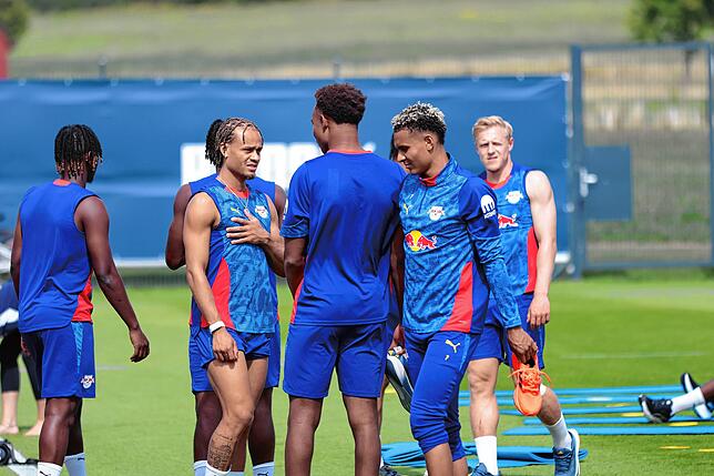 Bild 23: Erstes Training von RB Leipzig beim SV Aasen – wir haben Fotos!