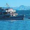 Symbolbild: Das Passagierschiff Baden unterwegs auf dem Bodensee.