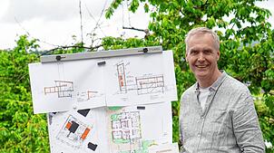 Fried Schüle (62) plant ein Gästehaus, das Angehörige entlasten soll.