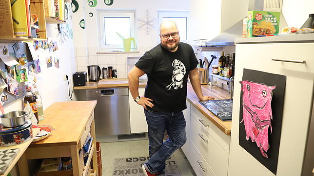 Hier wurde das Menü für &bdquo;Das perfekte Dinner&ldquo; zubereitet: Denny Stolz in seiner Küche.