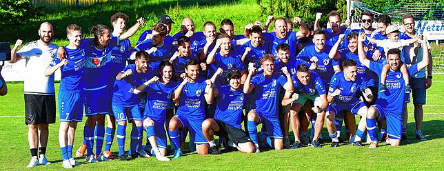 Quintett komplett: Der FC Erzingen schaffte den Landesliga-Aufstieg via Relegation und bildet mit dem FSV Rheinfelden, SV 08 Laufenburg, ...