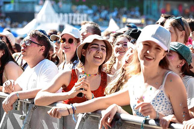 Bild 6: Weiter geht‘s – auch am zweiten Campus-Festival-Tag wird gefeiert