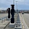 (Symbolbild) Zwei Blitzersäulen auf der Schänzlebrücke sind beschädigt worden.