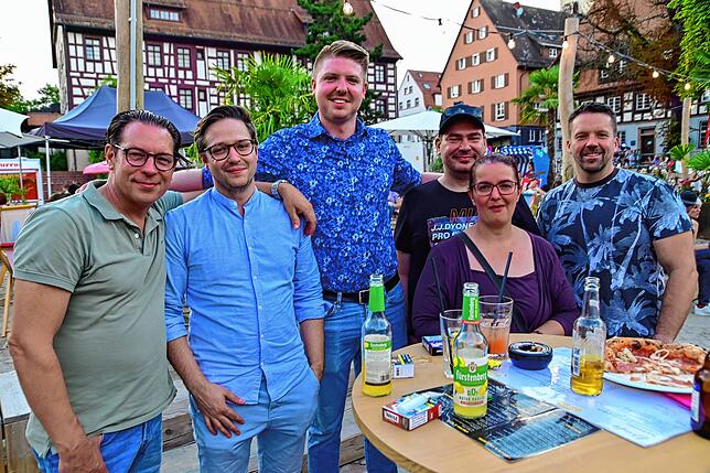 Bild 3: Urlaubsstimmung auf dem Schwenninger Muslenplatz