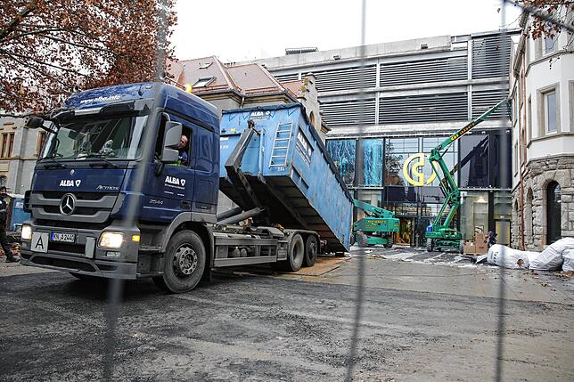 Das neue Singener Einkaufszentrum Cano drei Tage vor seiner Eröffnung.