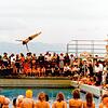 Einer von vielen Programmpunkten des Badefests für die Bürger am 21. Mai 1983 war das Schauspringen des Schwimmvereins Friedrichshafen.