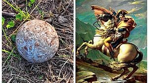 Diese Kanonenkugel wurde in Bad Säckingen bei Gartenarbeiten gefunden. Sie soll aus der Zeit Napoleons stammen. Wem gehört sie?