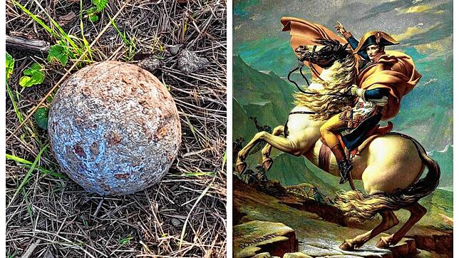 Diese Kanonenkugel wurde in Bad Säckingen bei Gartenarbeiten gefunden. Sie soll aus der Zeit Napoleons stammen. Wem gehört sie?