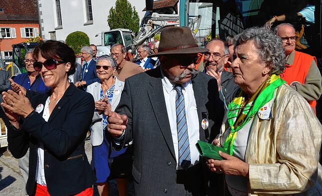 Bild 11: Bilder vom Empfang der Delegation aus Ensisheim im Markdorfer Rathaus (2/2)