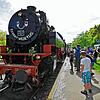 Mit einem aufgemalten lachenden Gesicht an der Lok ging vor zwei Jahren die Museumsbahnsaison los.