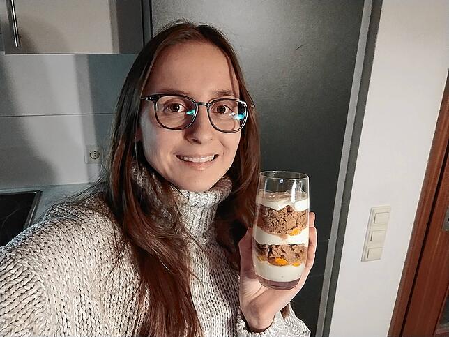 Laura Marinovic setzt auf ein schnelles Schicht-Dessert.