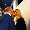 Martin Hahn mit Ehefrau Sabine Becker nach der Auszählung.