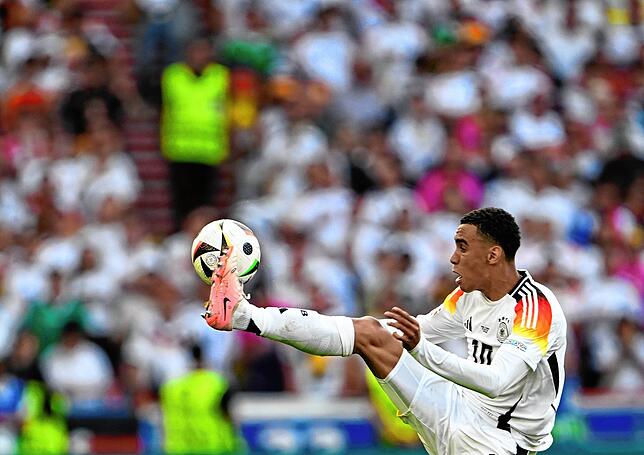 Jamal Musiala sorgte für starke Aktionen bei der Heim-EM.
