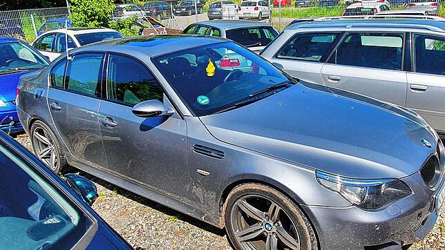 Beschlagnahmter BMW nach illegalem Autorennen im Landkreis Konstanz