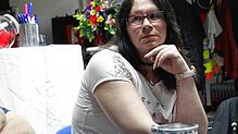 Christin Löhner, hier bei einer Veranstaltung ihrer Selbsthilfegruppe in Villingen, tritt von ihrer Kandidatur als OB-Kandidatin zurück.