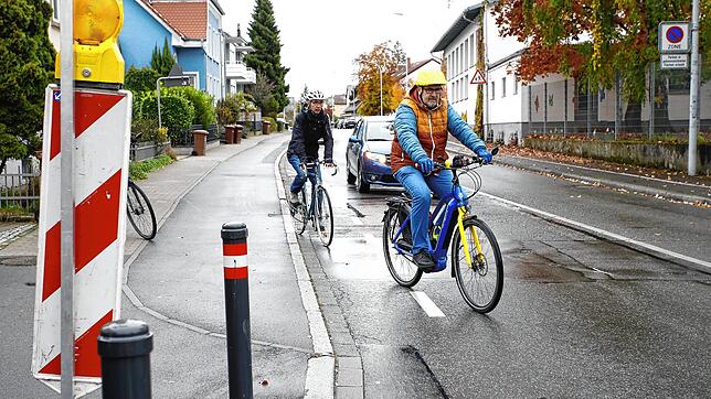 Bild : Wenn es mal wieder eng wird: Hier müssen Radfahrer in Konstanz besonders vorsichtig sein