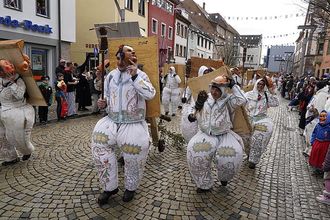 Bild 22: Bilder vom Historischen Umzug am Fasnetmontag in Villingen &ndash; Teil 1