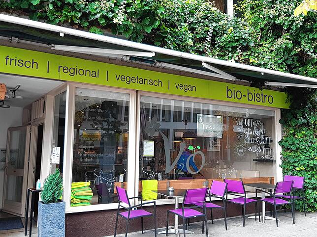 Wenn es die Stadt genehmigt, soll vor dem V2O Bio-Bistro eine beheizte Hütte mit Sitzmöglichkeiten aufgestellt werden.