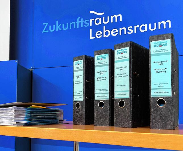 Die Listen mit allen Kandidaten dürfen nur die Auschussmitglieder einsehen – sie enthalten zum Zeitpunkt der Sitzung noch alle Angaben ...