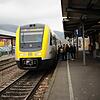 Verkehr stockt: Dauerkritik hagelte es 2018 an der Bahn und den eingesetzten Zügen auf der Hochrheinstrecke (im Bild der Bahnhof Bad ...