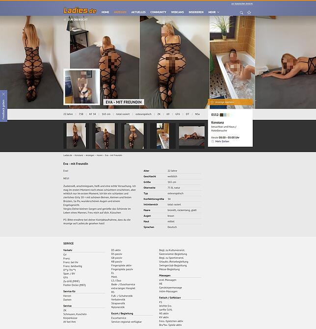 Bild 1: Nicht nur Hotels betroffen: Prostituierte bieten auch in Konstanzer Wohnhäusern illegal ihre Dienste an