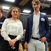 Fabienne Nejad und David Jung moderierten den Abend in der Aula des Gymnasiums.