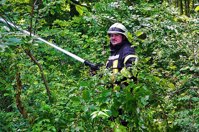 Bild 21: Bilder der Waldbrandübung der Feuerwehr Tengen