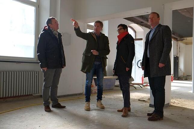 Hier sollen künftig Restaurantgäste Platz nehmen.