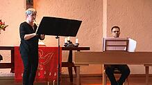 Mit ihrem Konzert für Blockflöten und Tasteninstrumente begeisterten Anette Däublin-Schwarz und Matthias Flierl ihr Publikum in ...