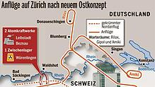 Das Ostkonzept der Anflüge in einem Schaubild.