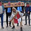 Sie freuen sich auf die Gerichtsverhandlung am Mittwoch, 26. Februar, in Allmendshofen (von links) Bernd Wild, Manuel Hagel, Ulrich ...