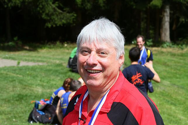 Dauergast Gerhard Eschner aus Köln: „Das müsste dieses Jahr mein 20. Bergturnfest auf dem Dachsberg sein.“