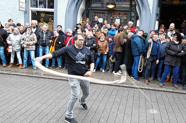 Bild 19: Überlingen: Einschnellen der Fasnet am Dreikönigstag