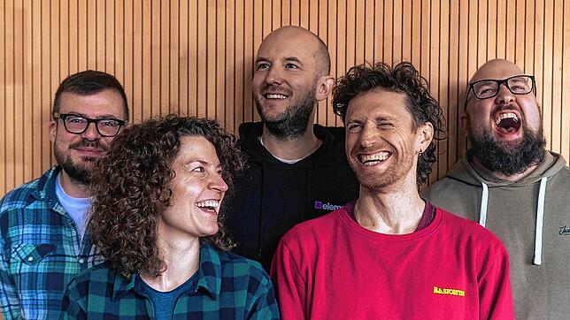 Der Vorstand des Kulturladens mit (von links) Christoph Sinz, Mirjam Wernigk, Emanuel Vogel, Alexander Gleich und Karsten Lubinsky.