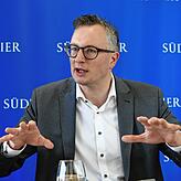 Andreas Schwarz, Vorsitzender der Landtagsfraktion der Grünen in Baden-Württemberg, im SÜDKURIER Medienhaus.