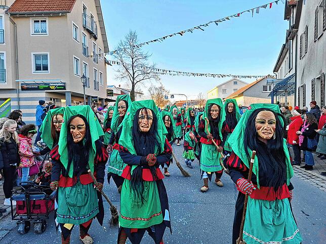 Bild 6: Alle Bilder vom Jubiläumsumzug Bockzunft Stetten am kalten Markt