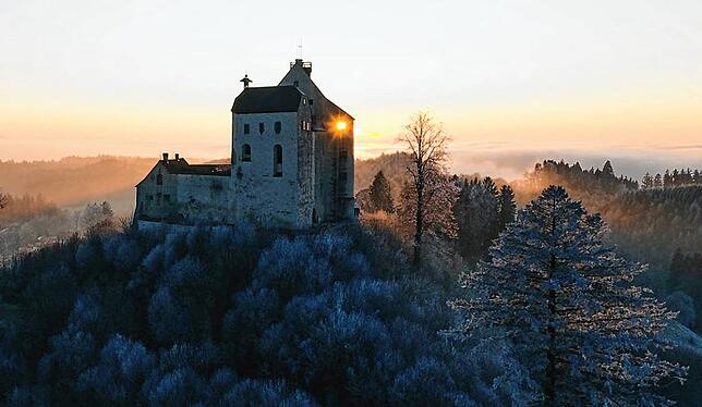 Die Waldburg ist auch im Herbst einen Besuch wert. Doch Inhaber Haller muss sich auf einen zweiten Lockdown einstellen.