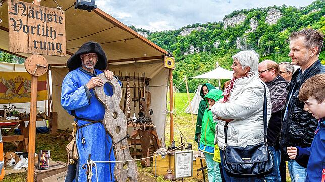 Der Mittelalter- und Handwerkermarkt soll am Wochenende, 6. und am 7. Juli wieder zu einem Höhepunkt in Beuron werden. Bild: ...
