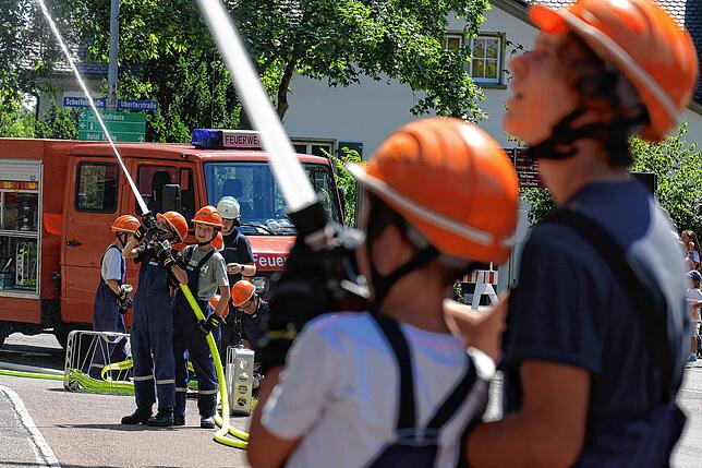 Bild 1: Bilder der Feuerwehrübung am Hausherrensamstag