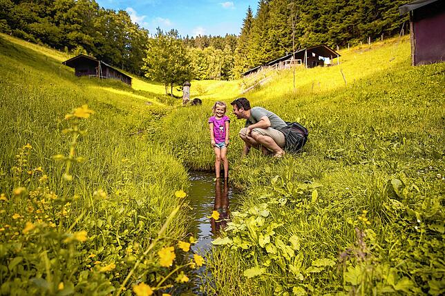 In Gremmelsbach können die Kinder Natur hautnah erleben.