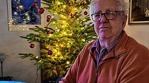 Den Schalk immer in Form eines Grinsens im Nacken: Weihnachten 2024 feierte Gustav Dorell wie immer im Kreise seiner Familie. Dieses ...
